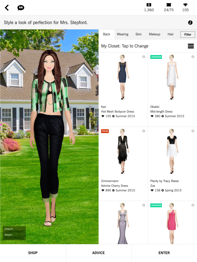 Covet Fashion has users wait hours or days fro the final results