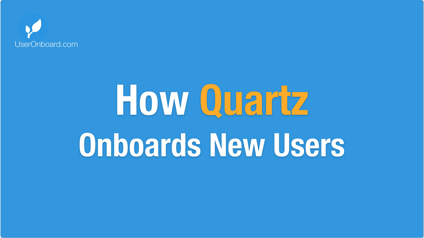 Quartz News App Onboarding Flow