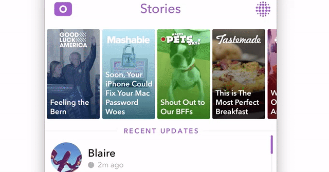 Snapchat Discover Redesign Advertiser