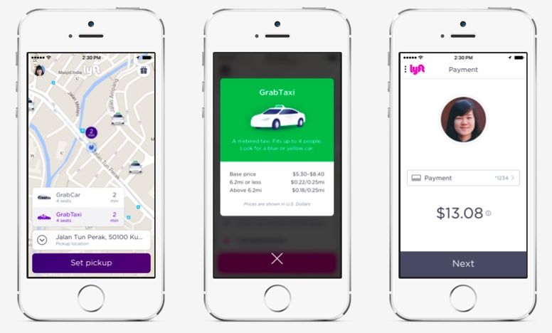 Lyft Grab Partnership Uber