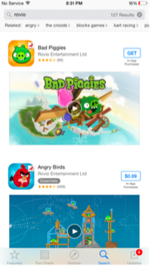 Bad Piggies Rovio App Store