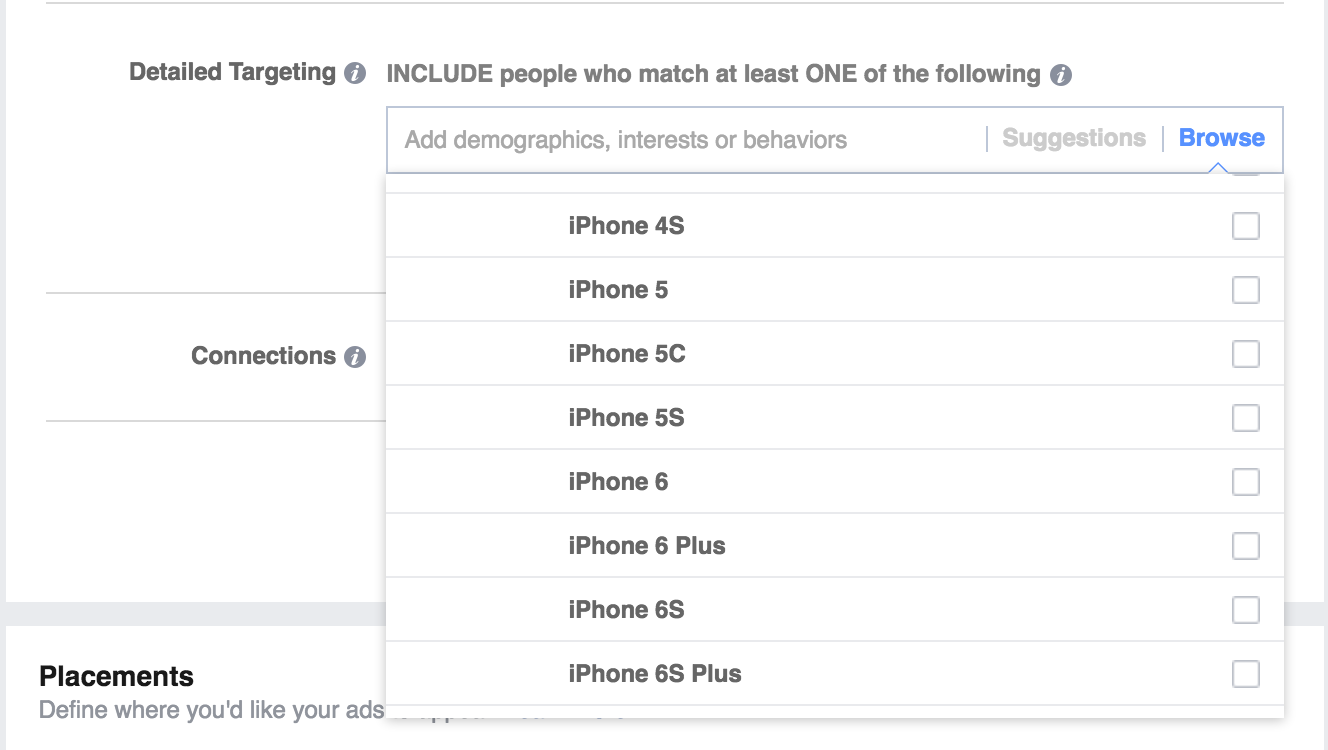 Facebook Target Ads Specific Devices Apple