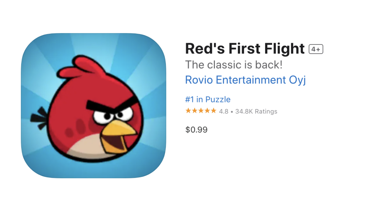 Angry Birds is being delisted on Android devices